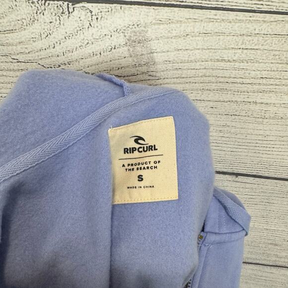 Rip Curl Women's Periwinkle Zip Up Hooded Soft Jacket Size Small - Picture 9 of 9